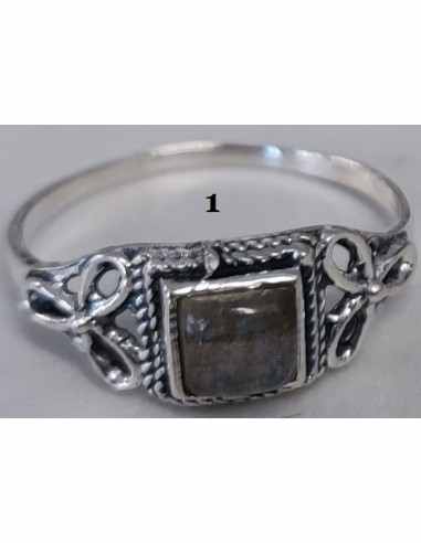 Labradorite bague argent