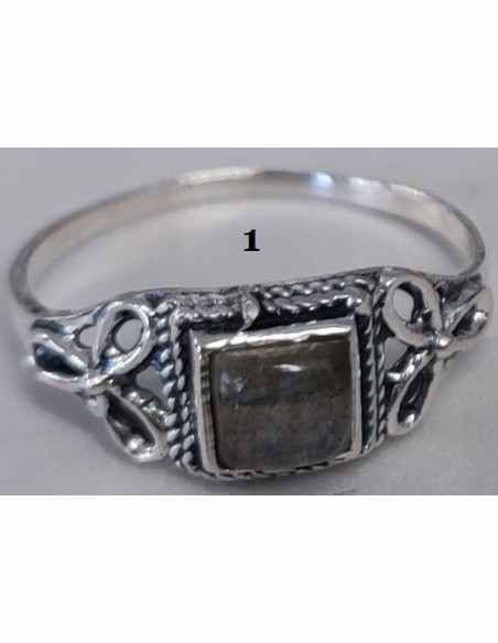 Labradorite bague argent