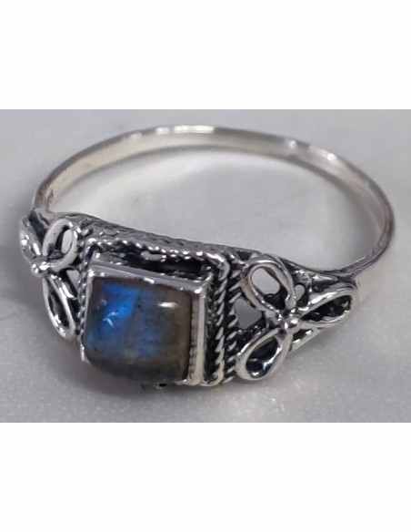 Labradorite bague argent