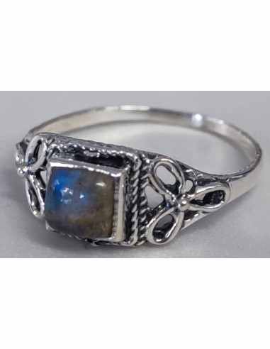 Labradorite bague argent