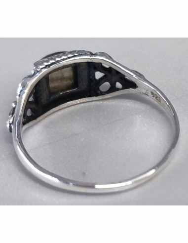 Labradorite bague argent
