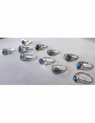 Labradorite bague argent