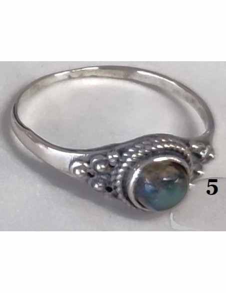 Labradorite bague argent