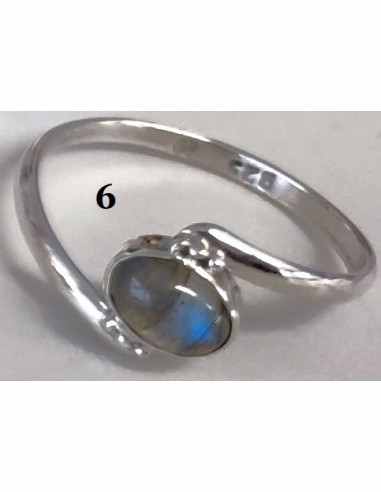 Labradorite bague argent