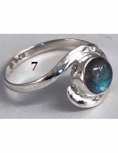 Labradorite bague argent
