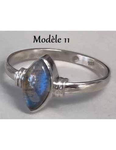 Labradorite bague argent