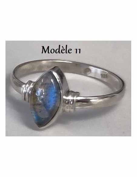 Labradorite bague argent