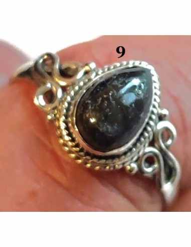 Labradorite bague argent