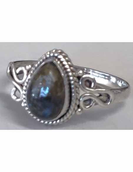 Labradorite bague argent
