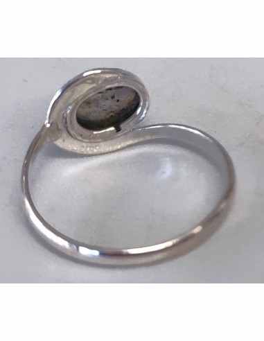 Labradorite bague argent