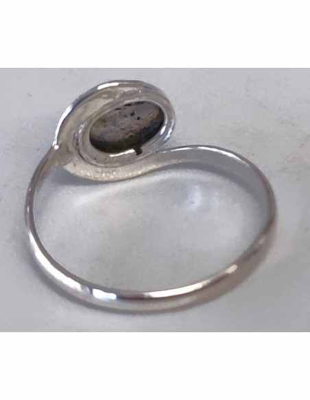 Labradorite bague argent