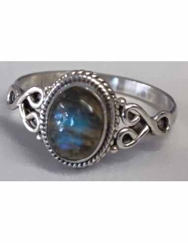 Labradorite bague argent