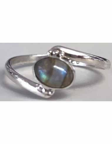 Labradorite bague argent