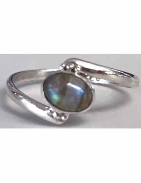 Labradorite bague argent