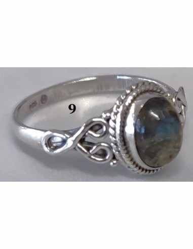 Labradorite bague argent