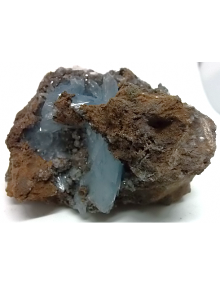 Baryte, barytine bleue cristal