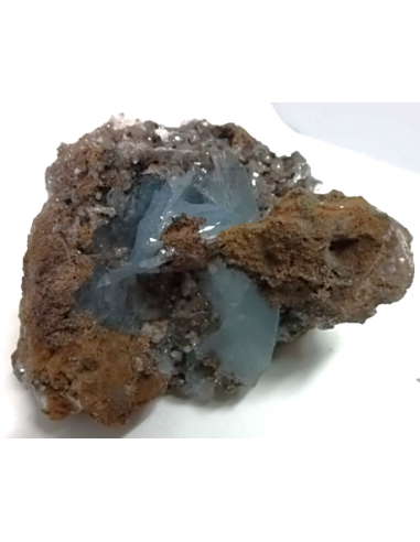 Baryte, barytine bleue cristal