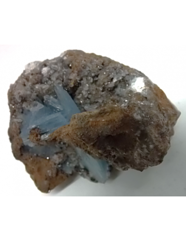 Baryte, barytine bleue cristal