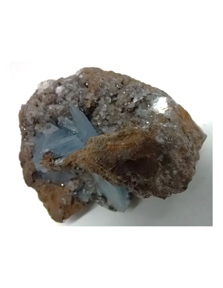 Baryte, barytine bleue cristal