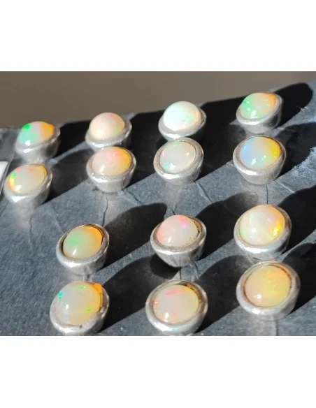 Boucles en opale noble pouce la paire