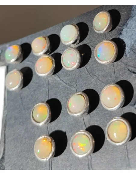 Boucles en opale noble pouce la paire