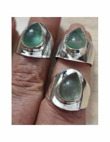 Bague fluorite argent