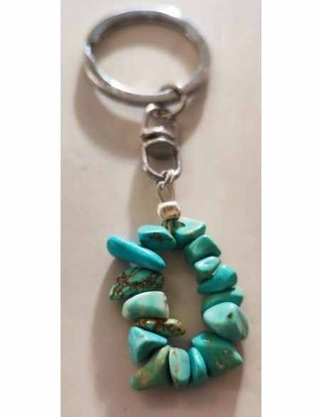 Porte clés turquoise