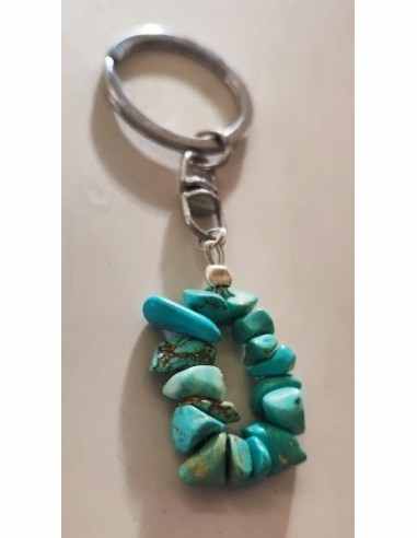 Porte clés turquoise