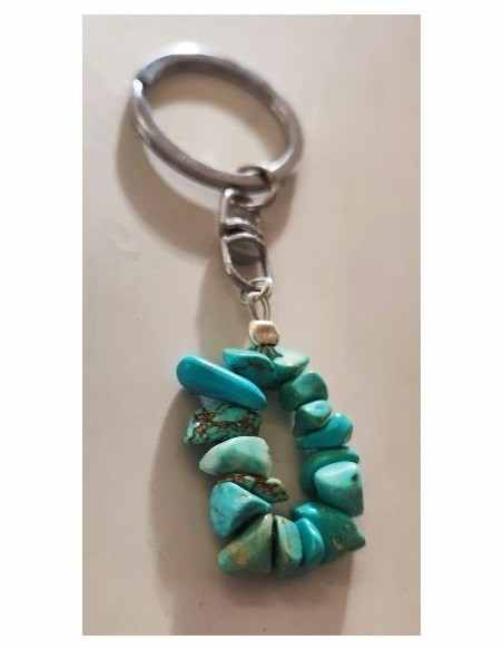Porte clés turquoise