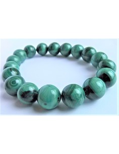 Bracelet malachite 11mm