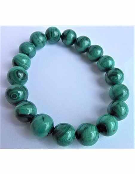 Bracelet malachite 11mm