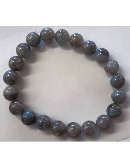 Labradorite 10mm bracelet homme