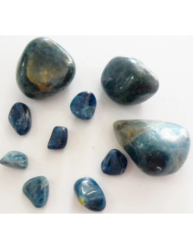 Apatite bleu en galet