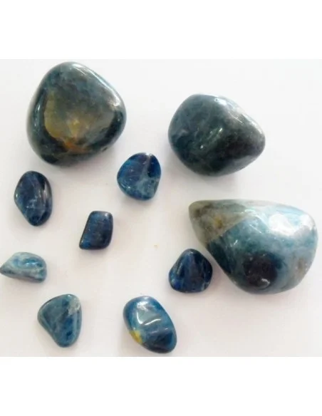 Apatite bleu en galet