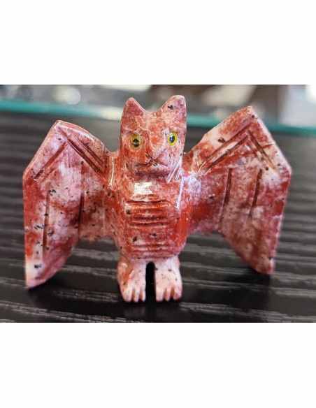 Chauves souris pierre stéatite