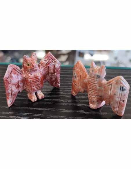 Chauves souris pierre stéatite