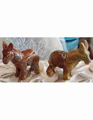 Âne en pierre stéatite