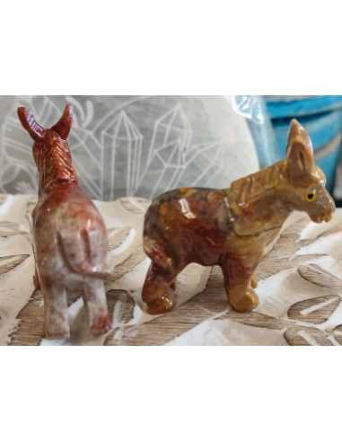 Âne en pierre stéatite