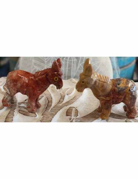 Âne en pierre stéatite