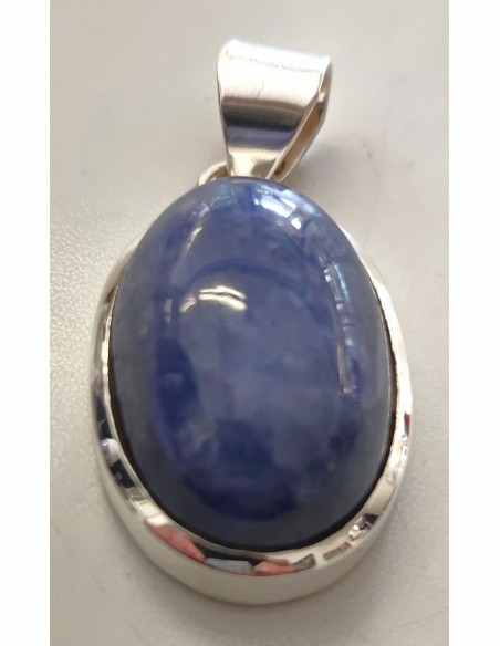 Pendentif tanzanite argent