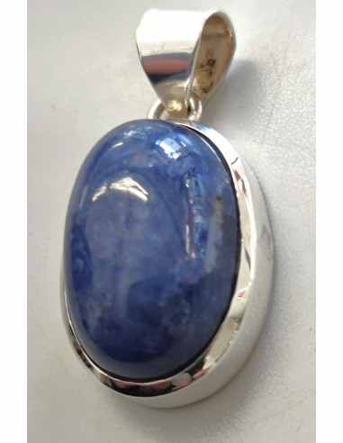 Pendentif tanzanite argent
