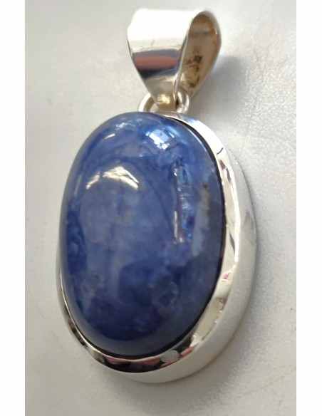 Pendentif tanzanite argent