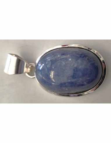 Pendentif tanzanite argent