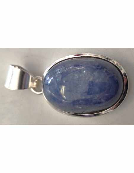 Pendentif tanzanite argent
