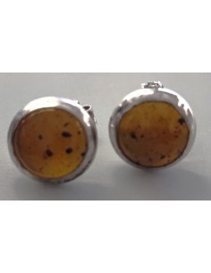 Boucles ambre 8mm pouces
