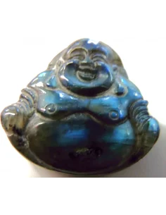 Bouddha Labradorite noire - Spectrolite