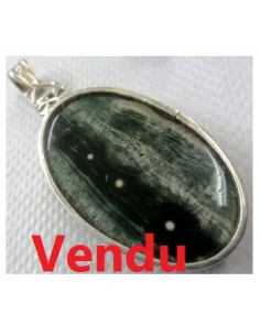 Pendentif en jaspe orbiculaire