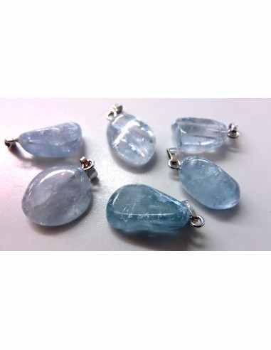 Celestine pendentif argent