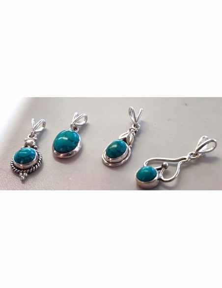 Pendentif turquoise 5 a 10mm