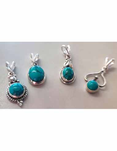 Pendentif turquoise 5 a 10mm